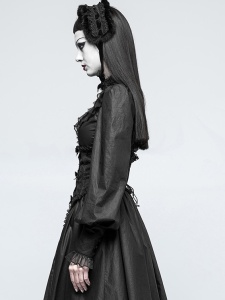 Bluza gotica neagra melissa - Img 3