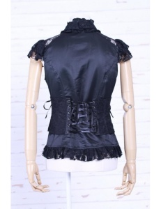 Camasa neagra gotica lolita winona - Img 3