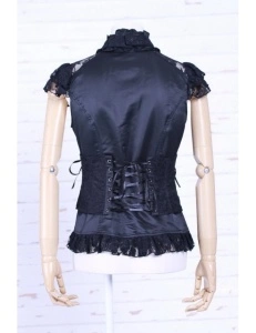 Camasa neagra gotica lolita winona - Img 3