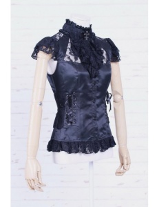 Camasa neagra gotica lolita winona - Img 2
