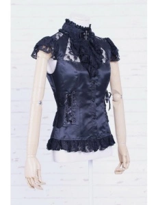 Camasa neagra gotica lolita winona - Img 2