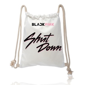 Rucsac blackpink shut down logo