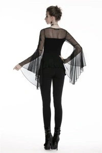 Bluza gotica neagra adrienne - Img 6