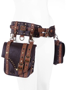 Curea maro saddlebag steampunk