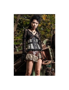 Fusta steampunk maro abigale - Img 2