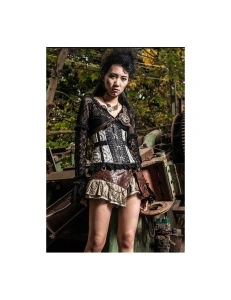 Fusta steampunk maro abigale - Img 2