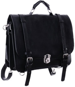 Geanta neagra clasica messenger - Img 6