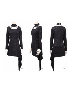 Rochie neagra gotica serpent - Img 5