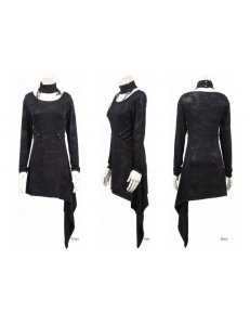 Rochie neagra gotica serpent - Img 5