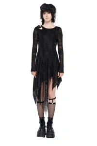 Rochie neagra rock terror