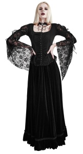 Bluza gotica black rose - Img 3