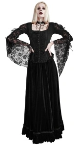 Bluza gotica black rose - Img 3