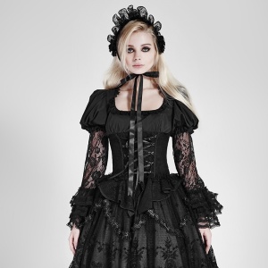 Bluza gotica lolita black dust