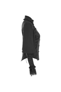 Bluza gotica neagra noirelien - Img 4