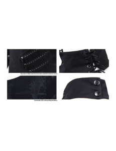 Rochie neagra gotica serpent - Img 3