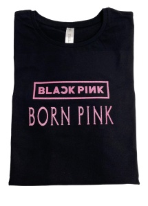 Tricou blackpink born pink logo