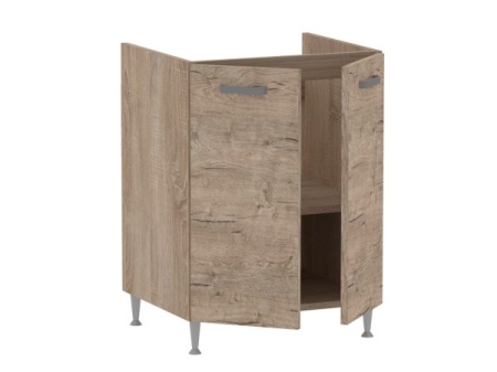 Csenge II. konyhabútor alsó 2 ajtós - 60 cm széles főzőlapos elem