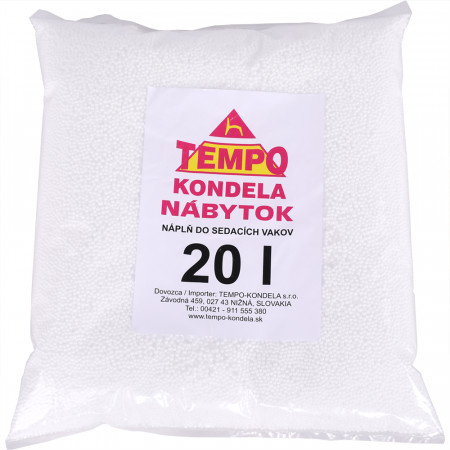 EPS poliészter golyók, csomagolás 20 l - Kitöltés a babzsákokba