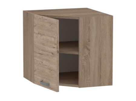 Csenge II. konyhabútor felső 60 cm magas 1 ajtós jobbos - balos - 60 cm széles sarok elem