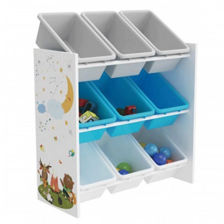 Rendszerező/Polcállvány játékokra, többszínű/mintás, DARLING TYP 3
