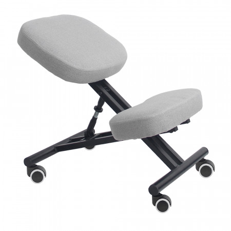 KILIAN - Ergonomikus zsámoly, világosszürke/fekete