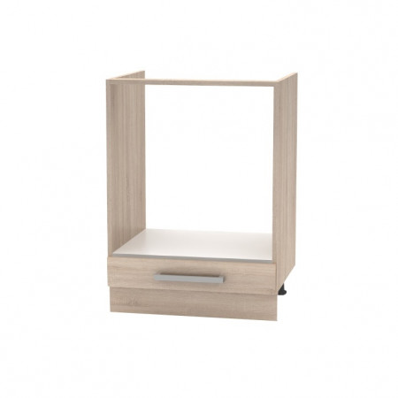 NOVA PLUS NOPL-059-0S - Tűzhely beépítő alsószekrény 60, tölgy sonoma