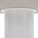 MDF, átmérő 120 cm, MAHIR TYP 1 - Étkezőasztal, fehér márván