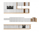 Stilo konyhabútor ZM 596 x 570 eleme - Fehér