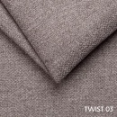 Taupe, ANDRES U UNI - Univerzális ülőgarnitúra, sötétbarna/világosszürk