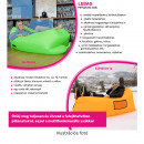 Felfújható babzsák/lazy bag, rózsaszín, LEBAG