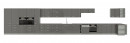 GREY konyhabútor 60 DK-210 2F eleme
