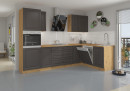 Stilo konyhabútor ZM 596 x 713 eleme - Artisan tölgy - Matt szürke
