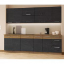 Vega dark-oat konyhabútor ZM 570 x 446 ajtó integrált, beépíthető mosogatógéphez