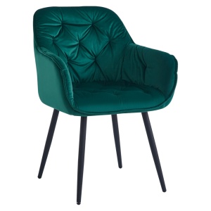Velvet szövet, FEDRIS NEW - Dizájnos fotel, zöl