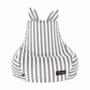 Babzsák, fehér/szürke, LAPIN