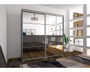 MIRROR tolóajtós gardrób 180 cm