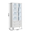 OLJE - Vitrin 2W2S, fehér