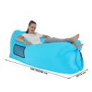 LEBAG - Felfújható babzsák/lazy bag, kék