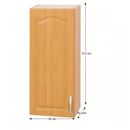 LORA MDF W30/720 felső szekrény éger színben - bal oldali kivitelben
