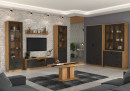 Stilo vitrines állószekrény 60 cm Artisan tölgy - Matt fehér 60 2D