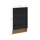 VEGA ZM 570x446 - Előlap mosogatógéphez, szürke matt/tölgy lancelot