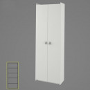 NATALI TIP 2 - Polcos szekrény DTD laminált, fehér