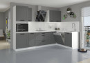 Lilla konyhabútor 30 G-72 1F Fehér - Dust grey eleme