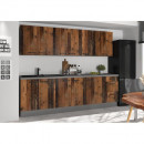 TESSA Oldstyle antrcit konyhabútor ZM 570x596 integrált beépíthető mosogatógép ajtó