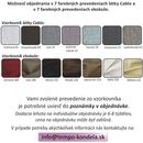 BITER R sarokelem fekete textilbőrrel