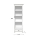 KENTAK REG1W1S - Vitrin, alpesi fehér