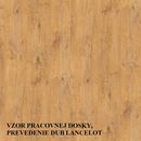 SICILIA D60ZL beépíthető szekrény hűtőhöz andersen fenyő színben - bal oldali kivitelben