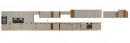 Lilla konyhabútor 60 DP-210 2F, Beépített sütős, Artisan tölgy - Clay grey eleme