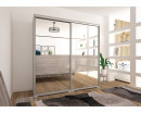 MIRROR tolóajtós gardrób 140 cm