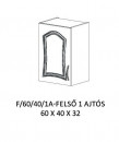 Flóra felső konyha elem F/60/40/1A